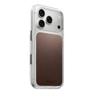 Nomad Clear Leather Case, rustic brown (Horween) - iPhone 18 Pro/17 Pro - Image 4