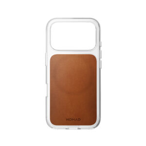 Nomad skaidrus odinis dėklas, balno ruda (Horween) - iPhone 18 Pro/17 Pro - Image 11