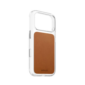 Nomad skaidrus odinis dėklas, balno ruda (Horween) - iPhone 18 Pro/17 Pro - Image 9