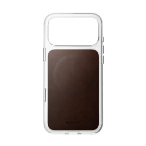 Nomad Clear odinis dėklas, rustic brown (Horween) - iPhone 18 Pro Max/17 Pro Max - Image 11