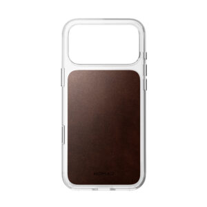 Nomad Clear odinis dėklas, rustic brown (Horween) - iPhone 18 Pro Max/17 Pro Max - Image 7