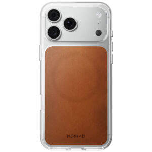 Nomad Clear Leather dėklas, saddle (Horween) – iPhone 18 Pro Max/17 Pro Max - Image 2