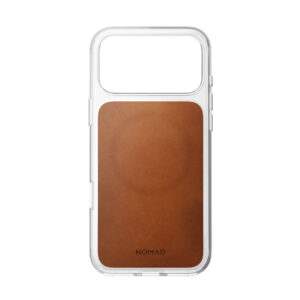 Nomad Clear Leather dėklas, saddle (Horween) – iPhone 18 Pro Max/17 Pro Max - Image 11