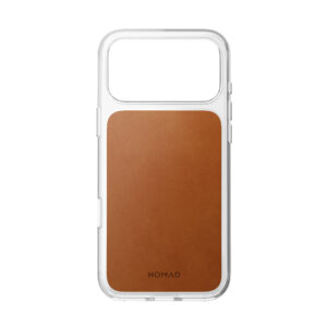 Nomad Clear Leather dėklas, saddle (Horween) – iPhone 18 Pro Max/17 Pro Max - Image 7