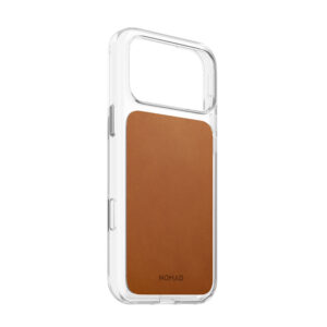 Nomad Clear Leather dėklas, saddle (Horween) – iPhone 18 Pro Max/17 Pro Max - Image 9