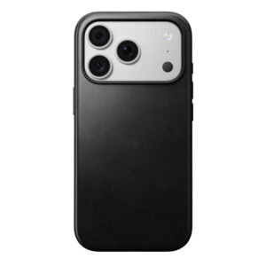 Nomad Modern odinis dėklas, juodas (Horween) - iPhone 18 Pro/17 Pro