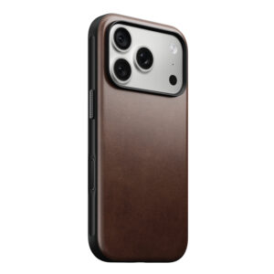 Nomad Modern odinis dėklas, rustic brown (Horween) - iPhone 18 Pro/17 Pro - Image 4