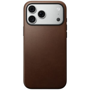 Nomad Modern odinis dėklas, rudas - iPhone 18 Pro Max/17 Pro Max