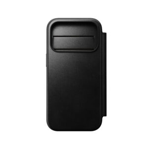 Nomad Modern odinis dėklas-knygelė, juodas (Horween) – iPhone 18 Pro/17 Pro - Image 7