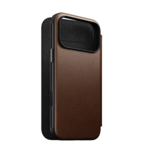 Nomad Modern Leather Folio, ruda - iPhone 18 Pro Max/17 Pro Max - Image 9