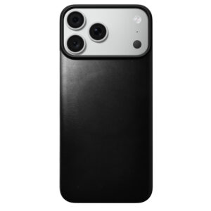Nomad Magnetic odinis galinis dangtelis, juodas (Horween), Magsafe - iPhone 18 Pro Max/17 Pro Max - Image 2
