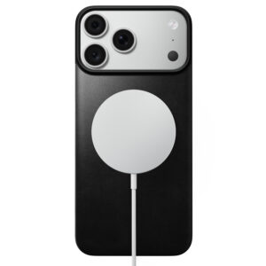 Nomad Magnetic odinis galinis dangtelis, juodas (Horween), Magsafe - iPhone 18 Pro Max/17 Pro Max - Image 3
