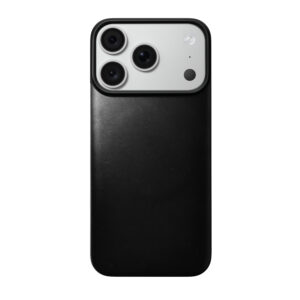 Nomad Magnetic Leather Back, juodas (Horween), Magsafe - iPhone 18 Pro/17 Pro - Image 2