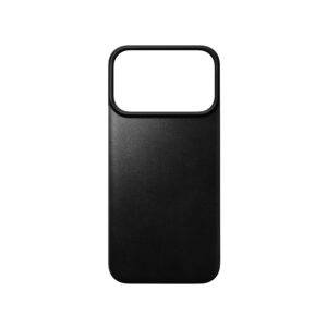 Nomad Magnetic Leather Back, juodas (Horween), Magsafe - iPhone 18 Pro/17 Pro - Image 5