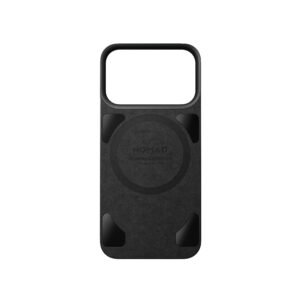 Nomad Magnetic Leather Back, juodas (Horween), Magsafe - iPhone 18 Pro/17 Pro - Image 6