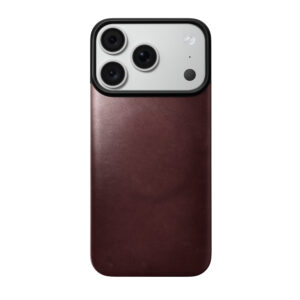 Nomad Magnetic Leather Back, bordo (Horween), Magsafe – iPhone 18 Pro/17 Pro - Image 2