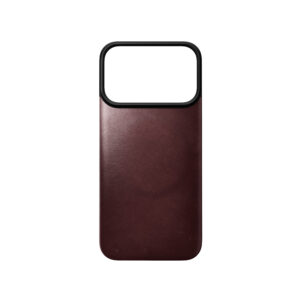 Nomad Magnetic Leather Back, bordo (Horween), Magsafe – iPhone 18 Pro/17 Pro - Image 8