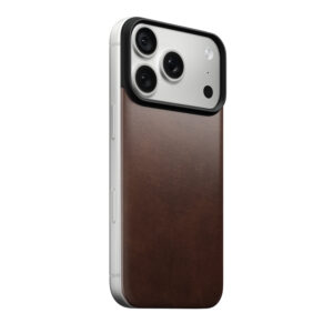 Nomad Magnetic odinis galinis dangtelis, rustic brown (Horween), Magsafe - iPhone 18 Pro/17 Pro - Image 4