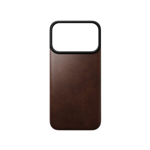 Nomad Magnetic odinis galinis dangtelis, rustic brown (Horween), Magsafe - iPhone 18 Pro/17 Pro - Image 5