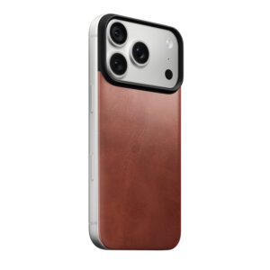 Nomad Magnetic Leather Back, olde dublin (Horween), Magsafe – iPhone 18 Pro/17 Pro - Image 2
