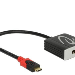 DeLOCK 63312 USB ekrano adapteris 4096 x 2160 pikseliai Juoda - Image 1