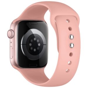 Tech-Protect SILIKONINIS DIRŽELIS WATCH 8 / 9 / 10 / 11 / 12 / SE / ULTRA (44 / 45 / 46 / 49 MM) DUSTY ROSE - Image 3