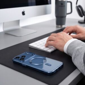 Tech-Protect MAGFLEX MagSafe iPhone 17 PRO / 18 PRO BLIZGUS ŠVIESIAI MĖLYNAS - Image 8