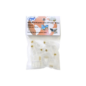 PNJ RJ45 kištukas UTP Cat6 kabeliui, rinkinys 10 vnt. - Image 5