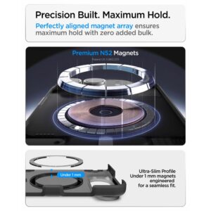 Spigen ULTRA HYBRID PRO MagSafe iPhone DUO FROST BLACK - Image 12