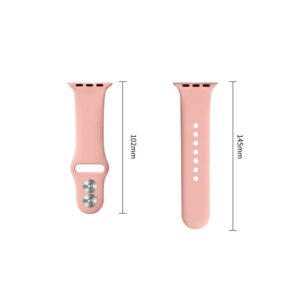 Tech-Protect SILIKONINIS DIRŽELIS WATCH 8 / 9 / 10 / 11 / 12 / SE / ULTRA (44 / 45 / 46 / 49 MM) DUSTY ROSE - Image 4