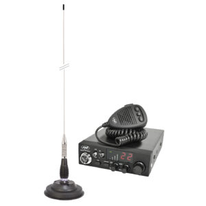 CB radijo stoties komplektas PNI ESCORT CB 8024 ASQ + antena PNI ML100