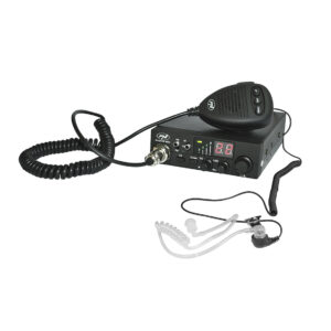 Belaidis CB PNI Escort HP 8024 ASQ maitinimo šaltinis 12V-24V + PNI HF11 ausinės su 1 kaiščiu
