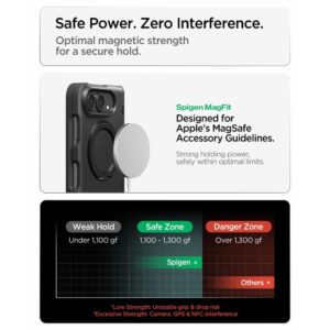 Spigen SLIM ARMOR PRO S MagSafe iPhone DUO JUODAS - Image 13