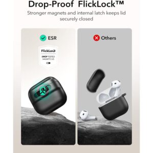 ESR PULSE HALOLOCK MAGSAFE DĖKLAS AIRPODS 4 / 5 JUODAS - Image 6