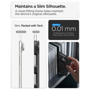 Spigen ULTRA HYBRID PRO MagSafe iPhone DUO FROST BLACK - Image 13