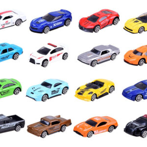 Lietų žaislinių automobilių rinkinys, 16 metalinių automobilių ZA3072 - Image 3