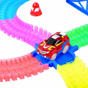 „Fluo“ lenktynių trasa su nuotoliniu būdu valdomu automobiliu 656 cm su garsu ZA3309 - Image 7