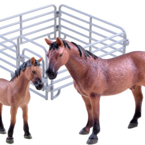 ANIMALS FARM SERIES Figūrėlių rinkinys „Arklys ir kumeliukas“ HORSES COLLECTION ZA3391 - Image 2