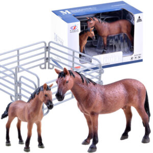 ANIMALS FARM SERIES Figūrėlių rinkinys „Arklys ir kumeliukas“ HORSES COLLECTION ZA3391