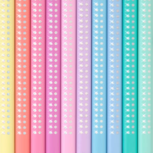 Spalvoti pieštukai Faber-Castell Jumbo Sparkle pastelinės spalvos, metalinėje dėžutėje, 10 vnt./pak. - Image 3