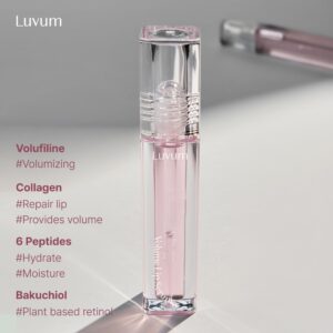 LUVUM Volume Lip Serum lūpų serumas 4 ml - korėjietiškas putlinantis blizgis su kolagenu ir peptidais - Image 4