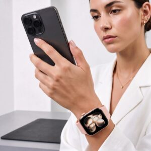 Tech-Protect SILIKONINIS DIRŽELIS WATCH 8 / 9 / 10 / 11 / 12 / SE / ULTRA (44 / 45 / 46 / 49 MM) DUSTY ROSE - Image 8
