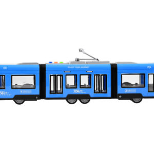 Lankstus mėlynas TRAM šviesos ir garso efektų žaislas ZA3834 - Image 3