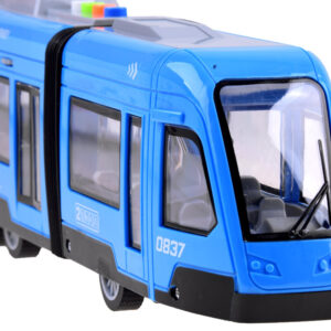 Lankstus mėlynas TRAM šviesos ir garso efektų žaislas ZA3834 - Image 6