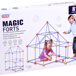 Konstrukcinės kaladėlės LARGE STRAWS 81el tūbelėje ZA3873 - Image 5