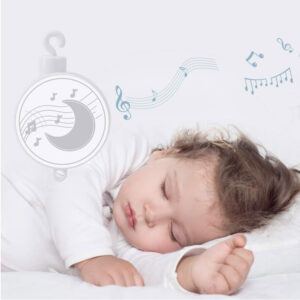 Karuselė su muzikos dėžute pliušinei lovytei ZA3927 - Image 8