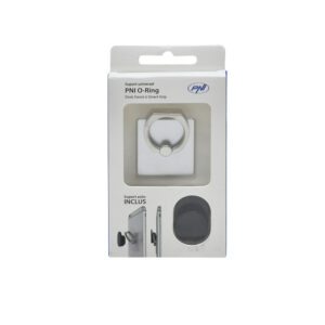 Universalus laikiklis PNI O-Ring, stovelis ant stalo ir Smart Grip, sidabrinis, automobilinis laikiklis įtrauktas - Image 9