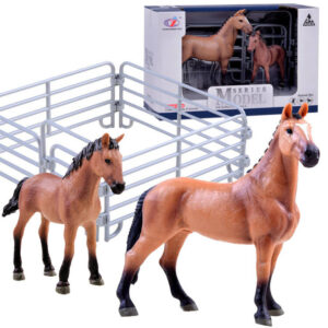 ANIMALS FARM SERIES Figūrėlių rinkinys „Arklys ir kumeliukas“ HORSES COLLECTION ZA3391