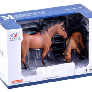 ANIMALS FARM SERIES figūrėlių rinkinys „Arklys ir kumeliukas“ HORSES COLLECTION ZA3391 - Image 6