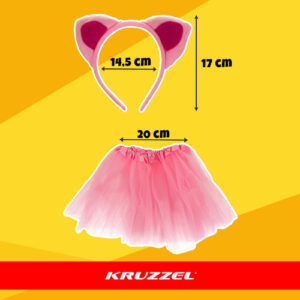 Kačiuko kostiumas - rožinis, 4 dalių, Kruzzel 26517 - Image 2